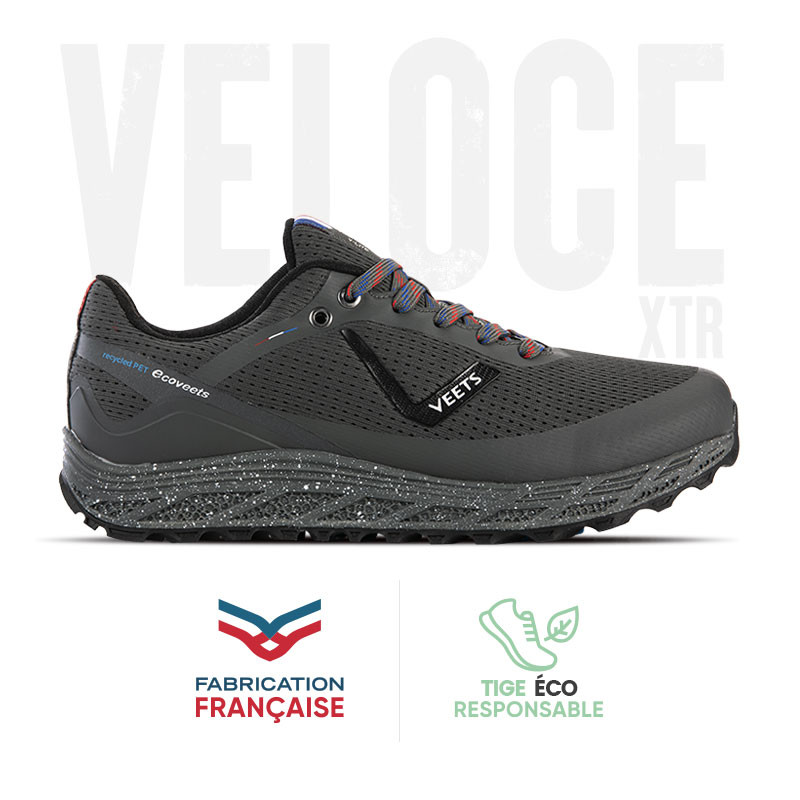 Chaussure trail homme Veloce XTR MIF 3 noir-gris