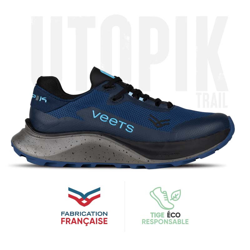 Chaussure trail homme Utopik - Trail MIF 1 Bleu marine-noir