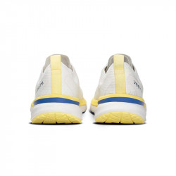 Dos chaussure running homme Transition Knit MIF 1 blanc-jaune